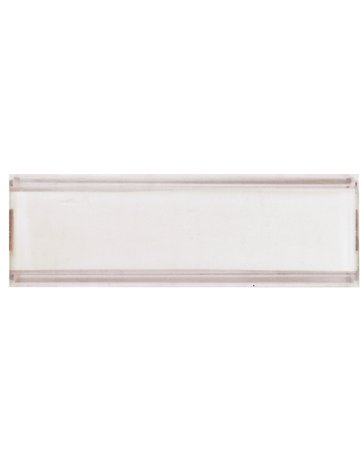 Namensschild für Briefeinwurf Rowe Plastik A=50x15 I=48x13 mm - Scheitter - 1