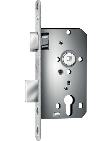 Einsteckschloss 17464W0 PZW72/8,D55,F18x235rd,NiSi,DL - SAG