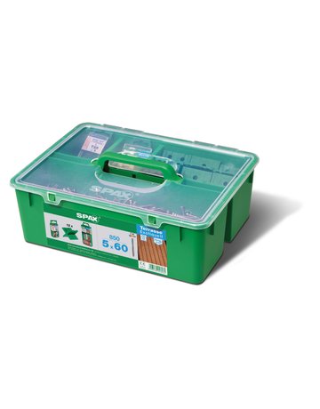 SPAX GREEN BOX TERRASSE A2 Zylko T-STAR PLUS T25 FIXIERGEWINDE CUT 850 ST VE: 2 - SPAX - 2
