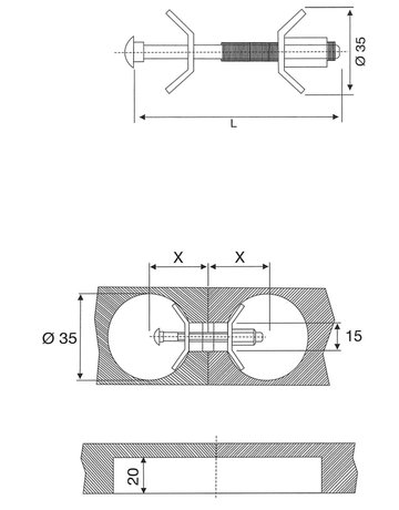 Arbeitsplattenverbinder - Topform - 3