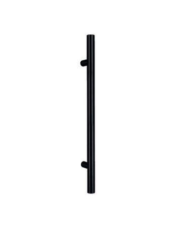 Topform Stoßgriff Kassos gerade Stützen RAL 9005 schwarz - Topform - 1