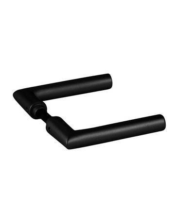 Glastürdrückerpaar Dokos schwarz matt - Topform - 1