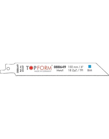 Säbelsägeblatt S922EF BiM - Metall Pkt. a 25 St. - Topform