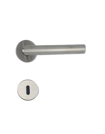Drücker-Rosettengarnitur Jupiter BB Edelstahl mit TS 38-42 mm - Topform