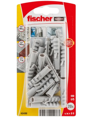 Spreizdübel S10 Kunststoff,Ø10mm,VE 10 - 2
