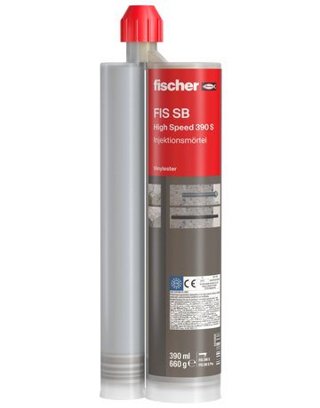 Superbond FIS SB HS 390 S Verwendung mit :Systemkompon. - fischer