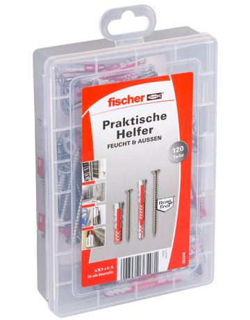 Dübel-Sets Praktische Helfer Feucht & Außen - fischer - 1