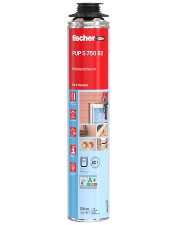 1K Pistolenschaum PUP S 750 B2 - fischer - 1