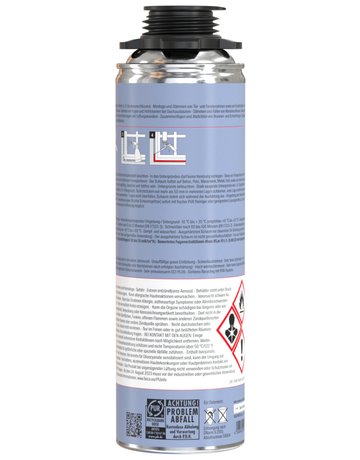 1K Pistolenschaum PUP 500 G B2 Farbe:grau,500 ml - fischer - 2