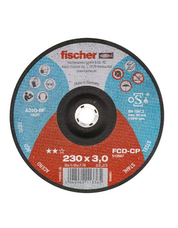 Trennscheibe CP 3,0/230 gekröpft Carbon - fischer - 1