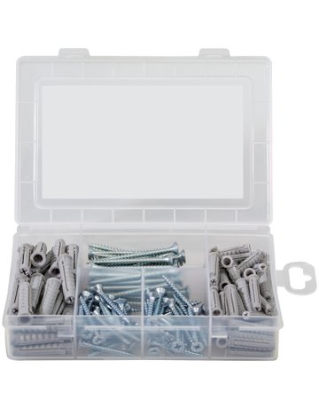 Meister-Box Nylon-Universaldübel SX mit Schrauben - fischer - 3