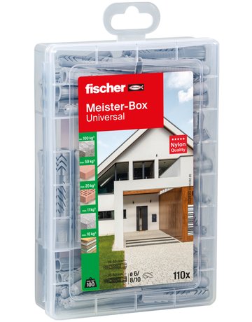 Meister-Box Nylon-Universaldübel UX/UX R - fischer - 1