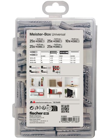 Meister-Box Nylon-Universaldübel UX/UX R - fischer - 5