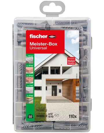 Meister-Box Nylon-Universaldübel UX/UX R - fischer - 6