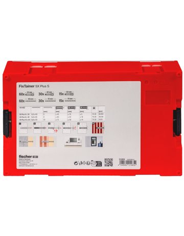 Spreizdübel FIXtainer SX-Dübel-Schrauben-Box - fischer - 5