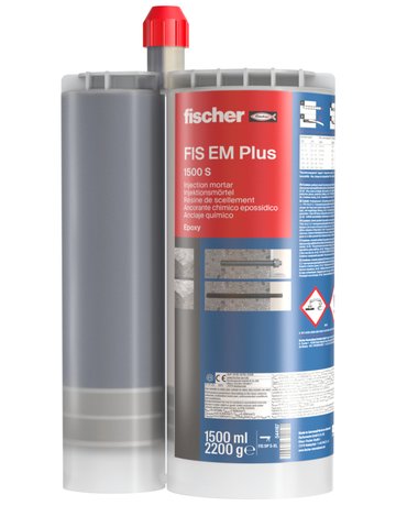 Epoxidharzmörtel FIS EM Plus 1500 S, Füllmenge: 1500ml - fischer - 1