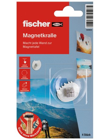 Magnet Kralle 4 Stück - fischer - 2