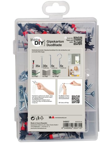 Meister-BOX DUOBLADE,Schrauben+Haken - fischer - 4