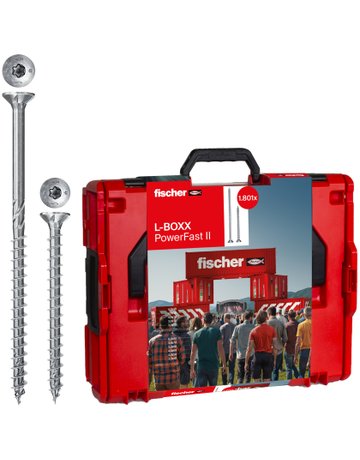 Power Fast II L-Boxx 102 (1.801) H/B/T 8/35/35 T-Nut 10mm mit Schr.6x16 - fischer - 1