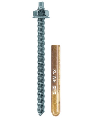 Ankerstange RG M 12 x 120 Edelstahl,R,zn,Bohr-Ø: 14mm - fischer