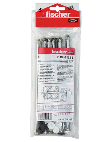 Metallrahmend. F 10 M SB Stahl,zn,SeKo,PZ 3,Bohr Ø:10mm - fischer - 2