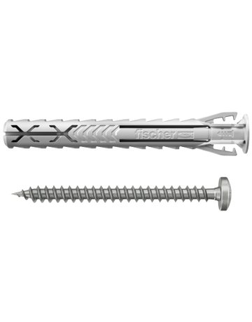 Spreizdübel SX Plus S A2 Kunststoff,8x65,VE 4 - fischer - 1