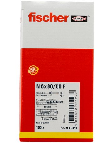 Nageldübel N-Flachkopf - fischer - 3