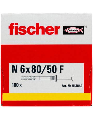 Nageldübel N-Flachkopf - fischer - 2
