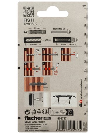 Injektions-Ankerhülse FIS H Kunststoff - fischer - 3