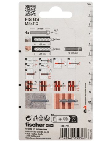 Gewindeanker FIS GS M - fischer - 3