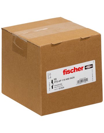 Fächerschleifscheibe AP 115 K120 Inox - fischer - 2
