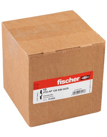 Fächerschleifscheibe AP K80 Inox - fischer - 3