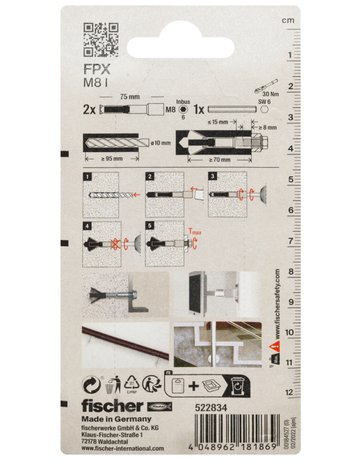 Porenbetonanker FPX-I M VE - fischer - 3