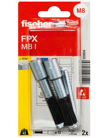 Porenbetonanker FPX-I M VE - fischer - 2
