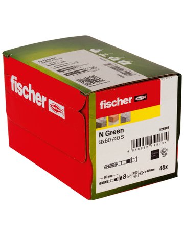 Nageldübel N Green - fischer - 2