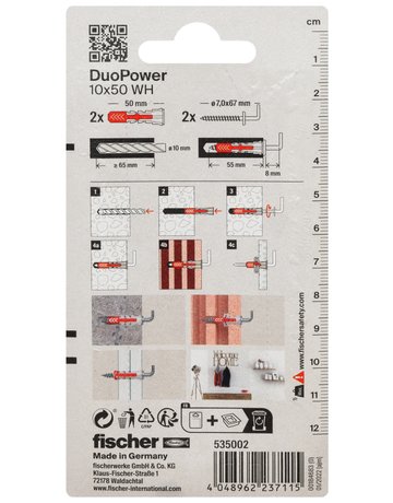 fischer DUOPOWER WH, mit Winkelhaken - fischer - 3