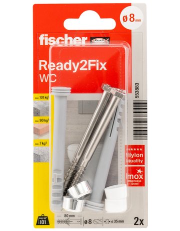 M-Set WC-Befestigung K - fischer - 2
