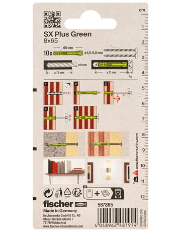 Dübel SX Plus Green 10x50 K (10) - 3